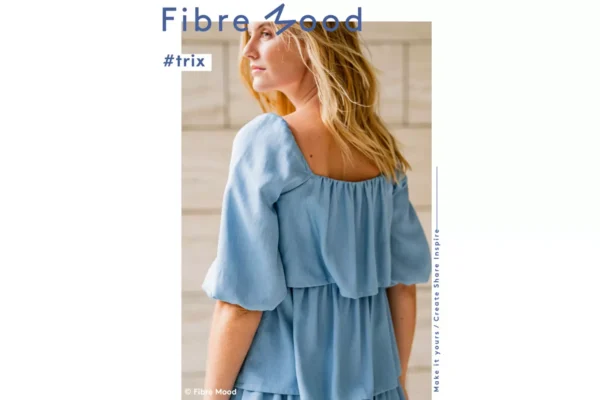 Fibre Mood 23 Trix, Vivienne - Tencel Stoff Denim jeansblau - Ökotex 100 – Bild 9
