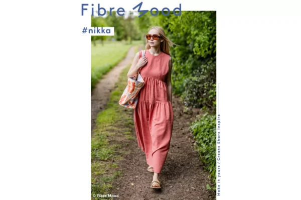 Fibre Mood Special Nr2 Nikka - abstraktes Jacquard Webmuster in sandsteinrot - Öko Tex 100 – Bild 4