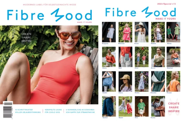Fibre Mood Special Nr2 Nähzeitschrift mit 15 Schnittmuster für den Sommer 2023