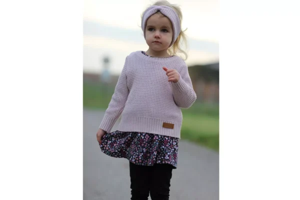 Papierschnittmuster Fadenkäfer Basic-Pullover Kinder – Bild 2