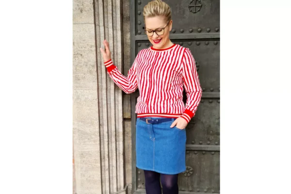 Papierschnittmuster Fadenkäfer Jeansrock Damen – Bild 2
