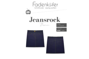 Papierschnittmuster Fadenkäfer Jeansrock Damen