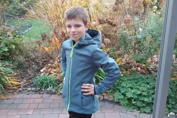 Papierschnittmuster Fadenkäfer Softshelljacke Kinder – Bild 4