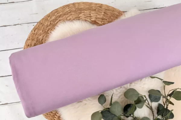 Jersey Stoff Öko-Tex-100 - Uni mauve und bordeaux Töne (versch. Farben) – Bild 2