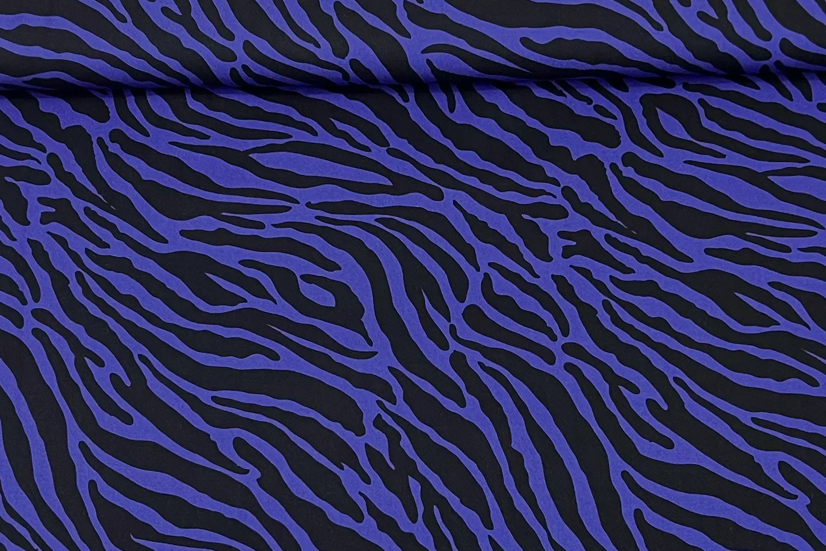 Viskose Twill Stoff - Animalprint in royalblau - Klara by Swafing -   - Stoffe und handgemachte Geschenkartikel kaufen