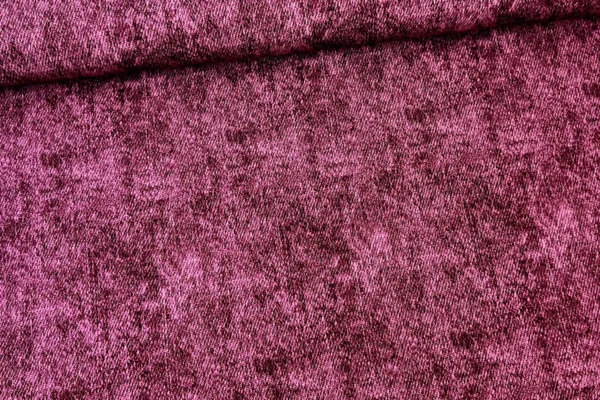 elastischer French-Terry-Sweat Stoff mit Jeansoptik in bordeaux meliert