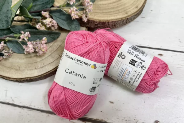 Schachenmayr Wolle Catania 50g aus 100 % Baumwolle in pink