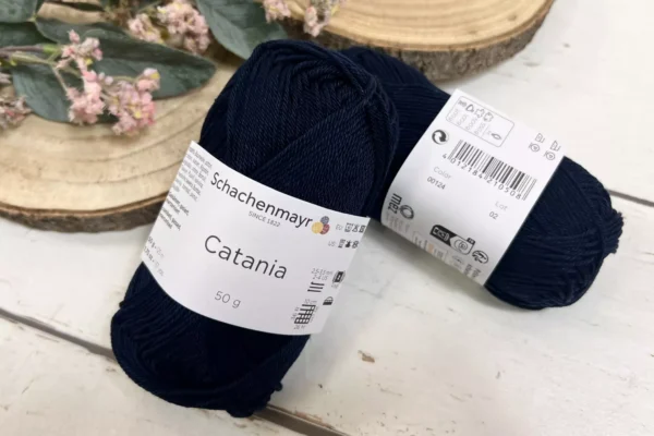 Schachenmayr Wolle Catania 50g aus 100 % Baumwolle in marineblau