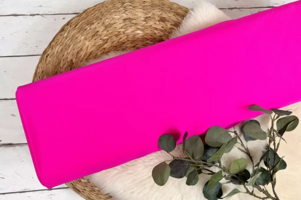 Lycra Funktionsjersey in Uni Farbe pink