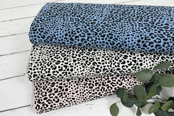 Jersey Stoff - Leoprint Animalprint in beige - Öko-Tex-100 – Bild 5