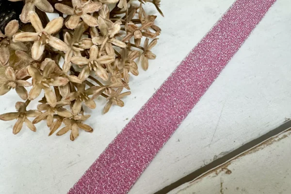 Glitzer Schrägband Lurex 2cm Breit - verschiedene Farben – Bild 10