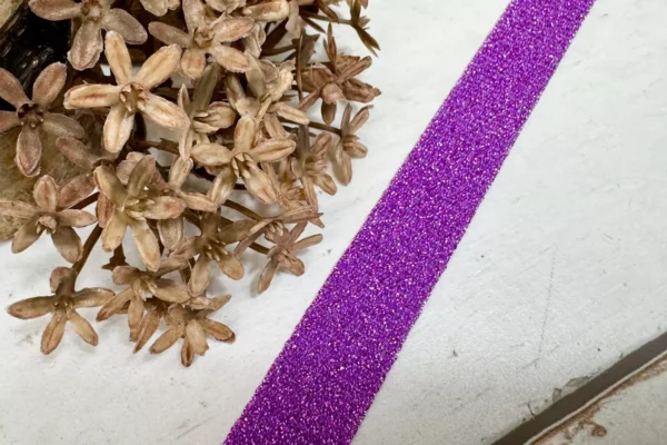 Glitzer Schrägband Lurex 2cm Breit - verschiedene Farben – Bild 9