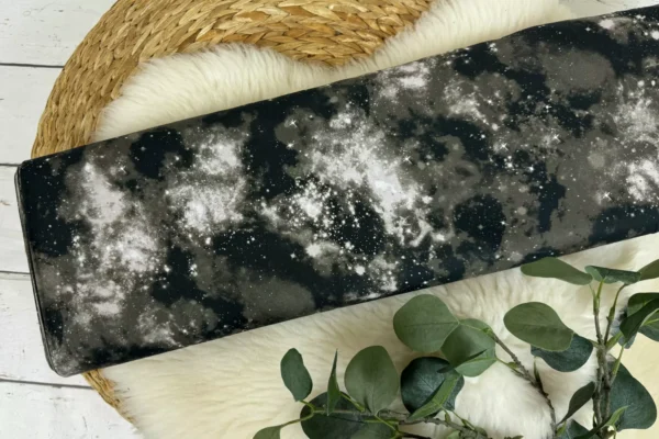 Baumwollstoff Popeline – SPACE Weltall, Galaxy schwarz - Öko-Tex 100 – Bild 2