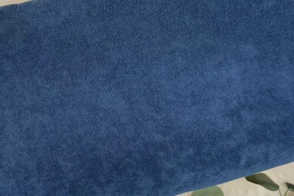 Frottee Jersey Stoff Uni admiralblau - Öko-tex-100
