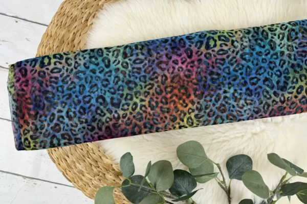 SOFT Tüll Regenbogen Farben mit Leoprint Muster – Bild 2