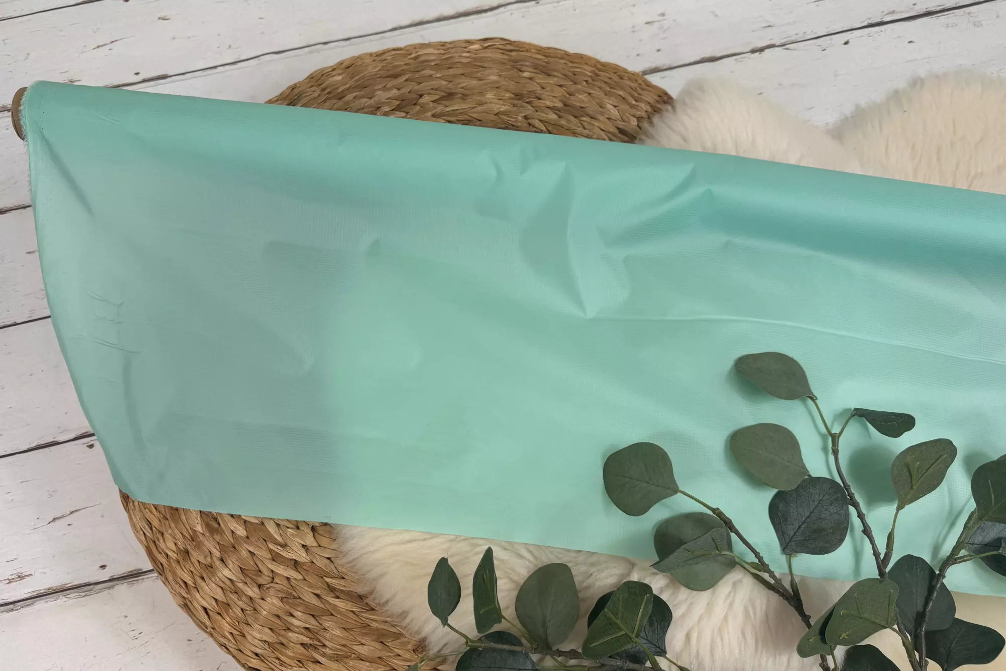 Funktionsstoff Polyripstop Jackenstoff mint von Katia