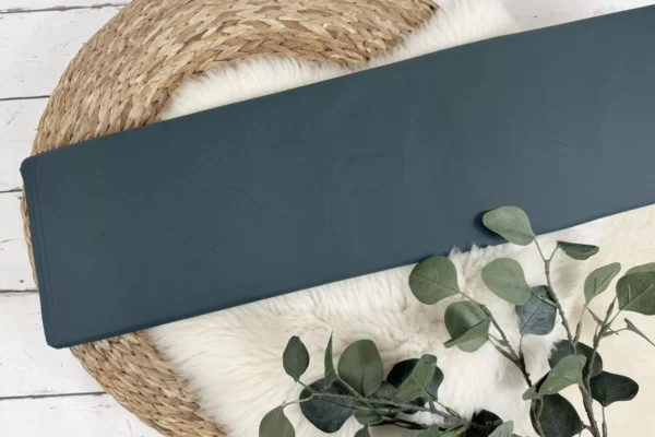 Wasserdichter Nylon-Stoff Jackenstoff schwarz, beige und petrolgrün von Katia – Bild 2