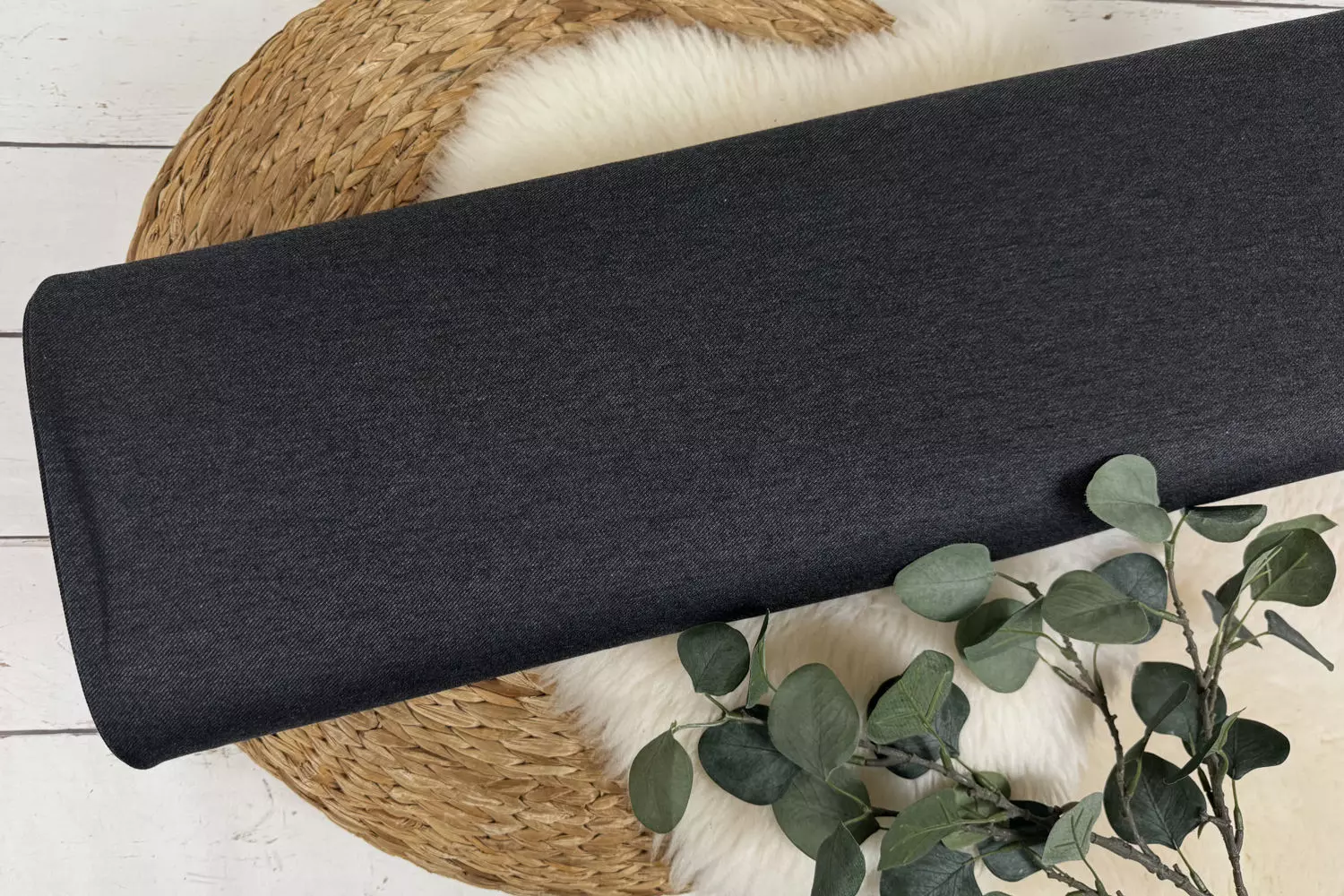 Punta Twill Stoff Meterware - Uni (versch. Farben) – Bild 3