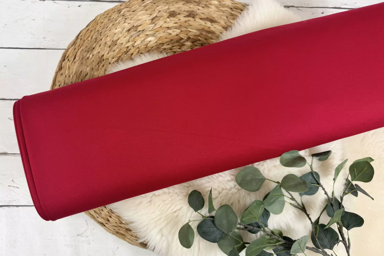 Punta Twill Stoff Meterware - Uni (versch. Farben) – Bild 14