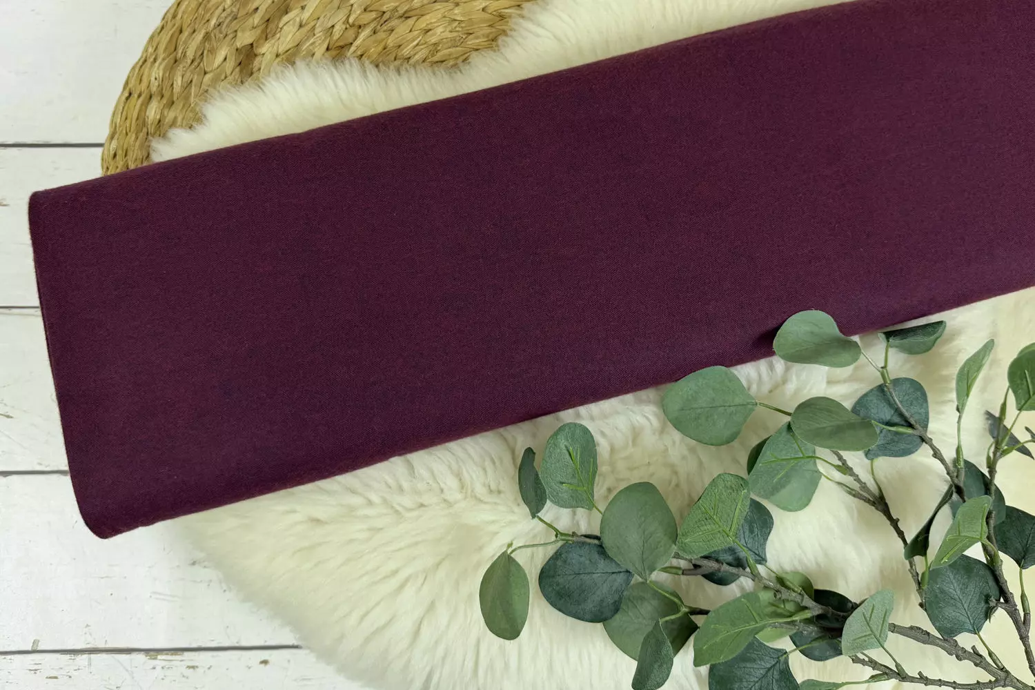 Flanell Stoff aus Baumwolle Uni meliert - Swafing Hudson – Bild 14