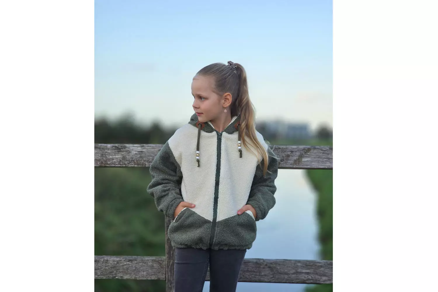 Teddy Boucle Stoff Uni als Jackenstoff und Dekostoff - Kodiak Swafing – Bild 8