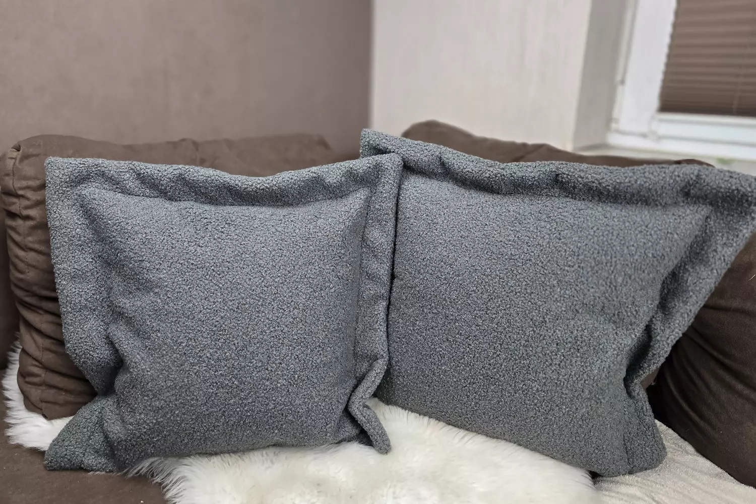 Teddy Boucle Stoff Uni als Jackenstoff und Dekostoff - Kodiak Swafing – Bild 9