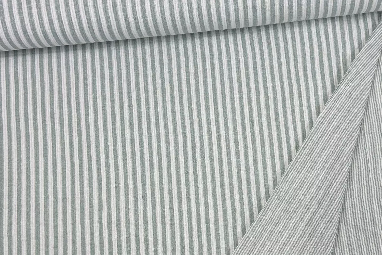 Musselin Stoff - Streifen Double Face - Öko-tex-100 – Bild 4